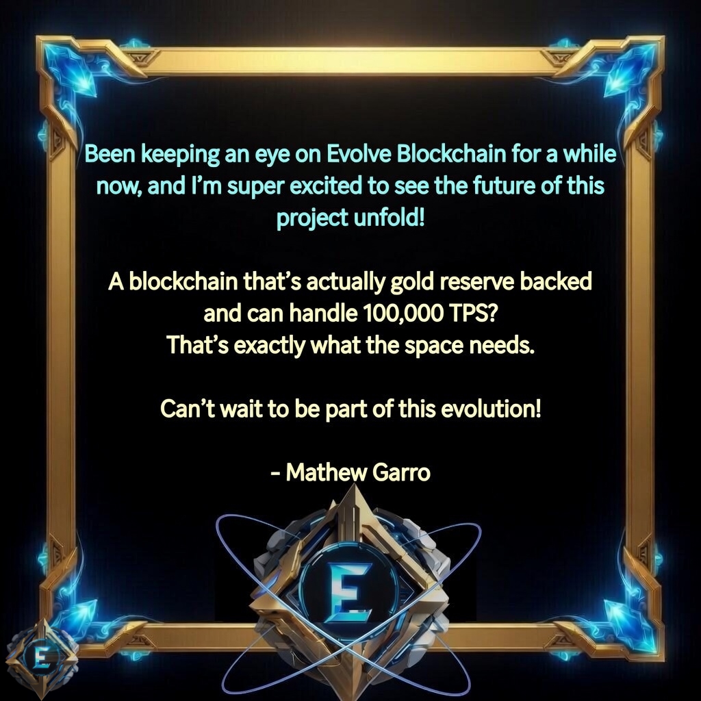 EVOLVE BLOCKCHAIN tweet media