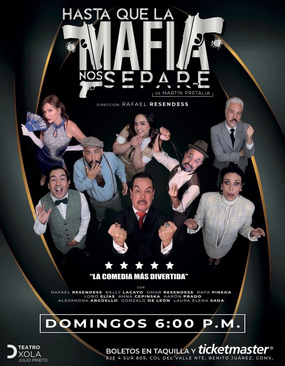 rbkmore's tweet photo. ¡Domingo de teatro con la Familia y en familia en el @TeatroXola !

Hasta Que La Mafia Nos Separe y sin pretextos les dejamos liga de compra al 50%

https://t.co/XDtmXznure https://t.co/qcJY16jQfd