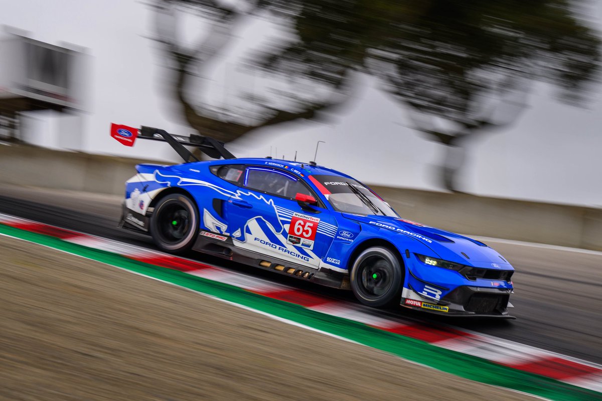 MiesChris's tweet photo. Starting from P3 today for @IMSA Race at Laguna Seca 💪 thank you Team @FordRacing @Multimatic for a great car in qualifying 🫶 let’s do it! https://t.co/SWmfhsdQa5