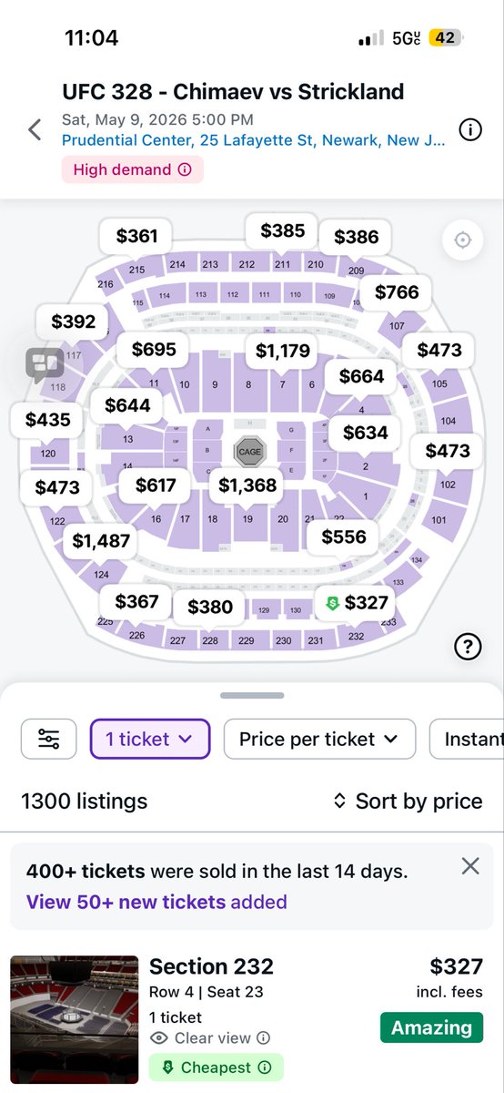 MRTazzaroo's tweet image. @danawhite I have gone to 3 ufc events in New Jersey these prices are out of my prices range can you please hook it up for a fan to get to see this amazing event @ufc #ufc #mma @SStricklandMMA #ufctickets