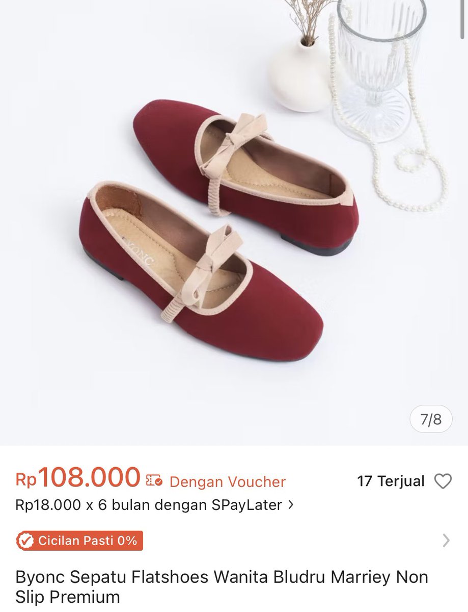 sendalmurce's tweet photo. 🩰 BYONC Marriey Flatshoes

Size 40
Insole 25-25,5 cm
Maroon (1)

💸55k https://t.co/hwR4LIzRBn