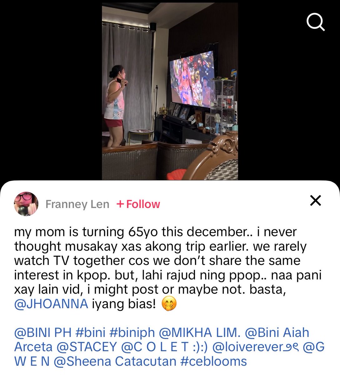 Jhoanna, never beating the bias ng mga nanay 🥰 that’s my nation’s daughter y’all