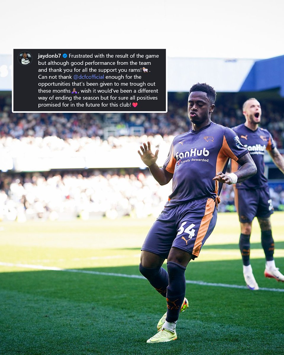 Derby County tweet media