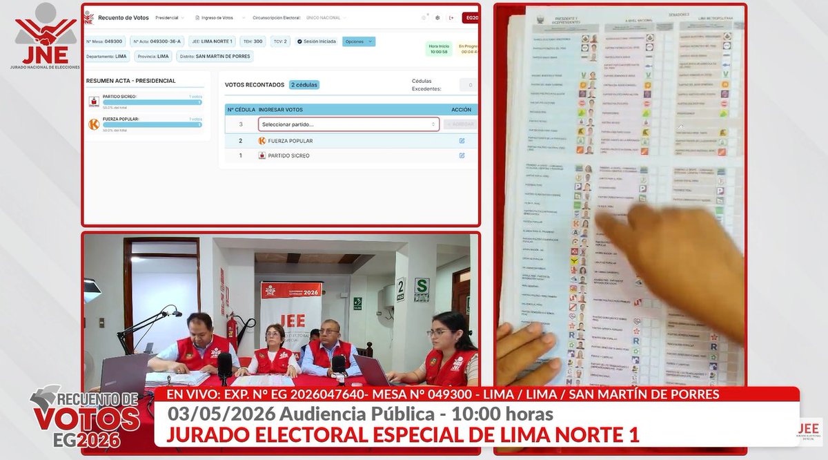 JNE Perú tweet media