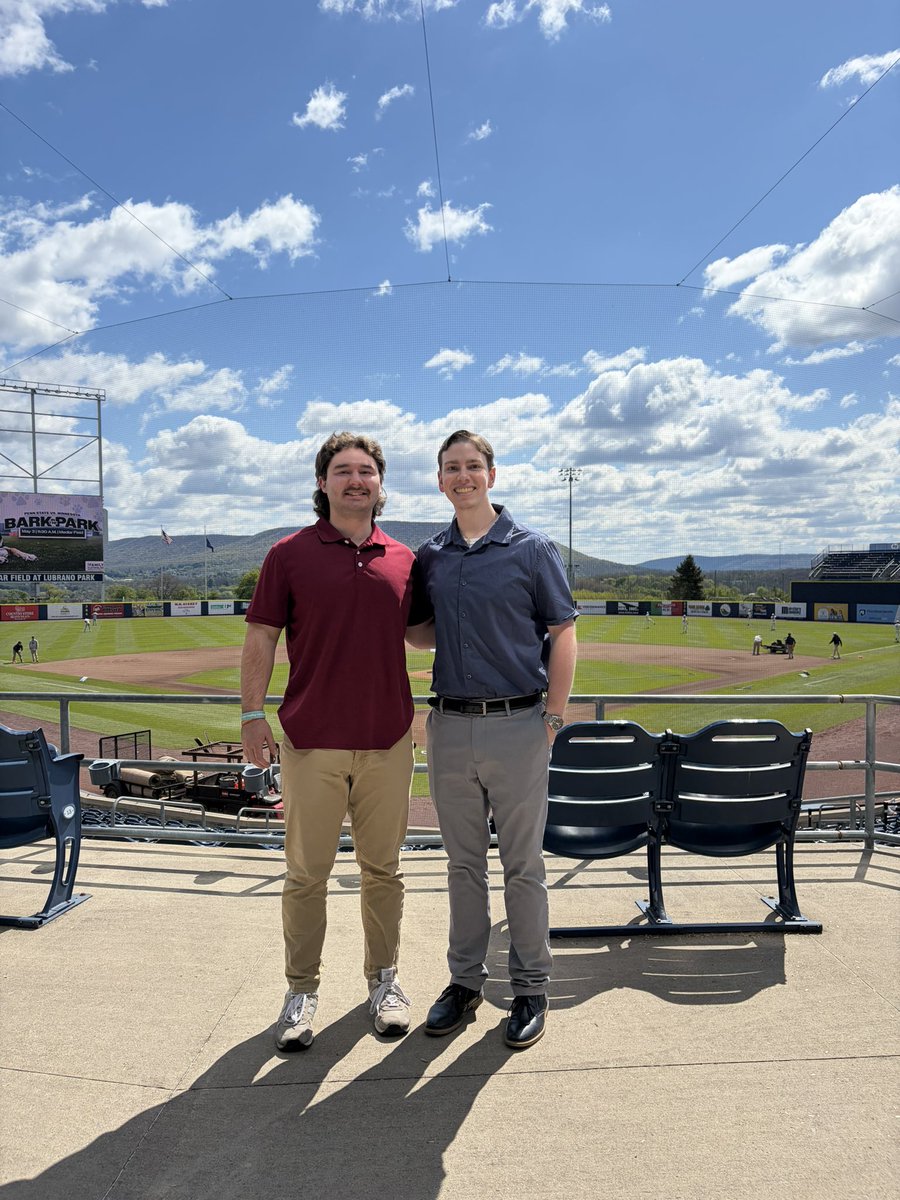 PSUCommRadio's tweet photo. Good Morning from Medlar Field! Penn State takes on Minnesota in Game 3 of the series! Coming up soon on CommRadio!

🎙️@DanielStuderPSU &amp; @EvanPochas 
⏰ 11:30 AM 
🔗 https://t.co/CPvpCFe2ew https://t.co/IMEFkLD59o