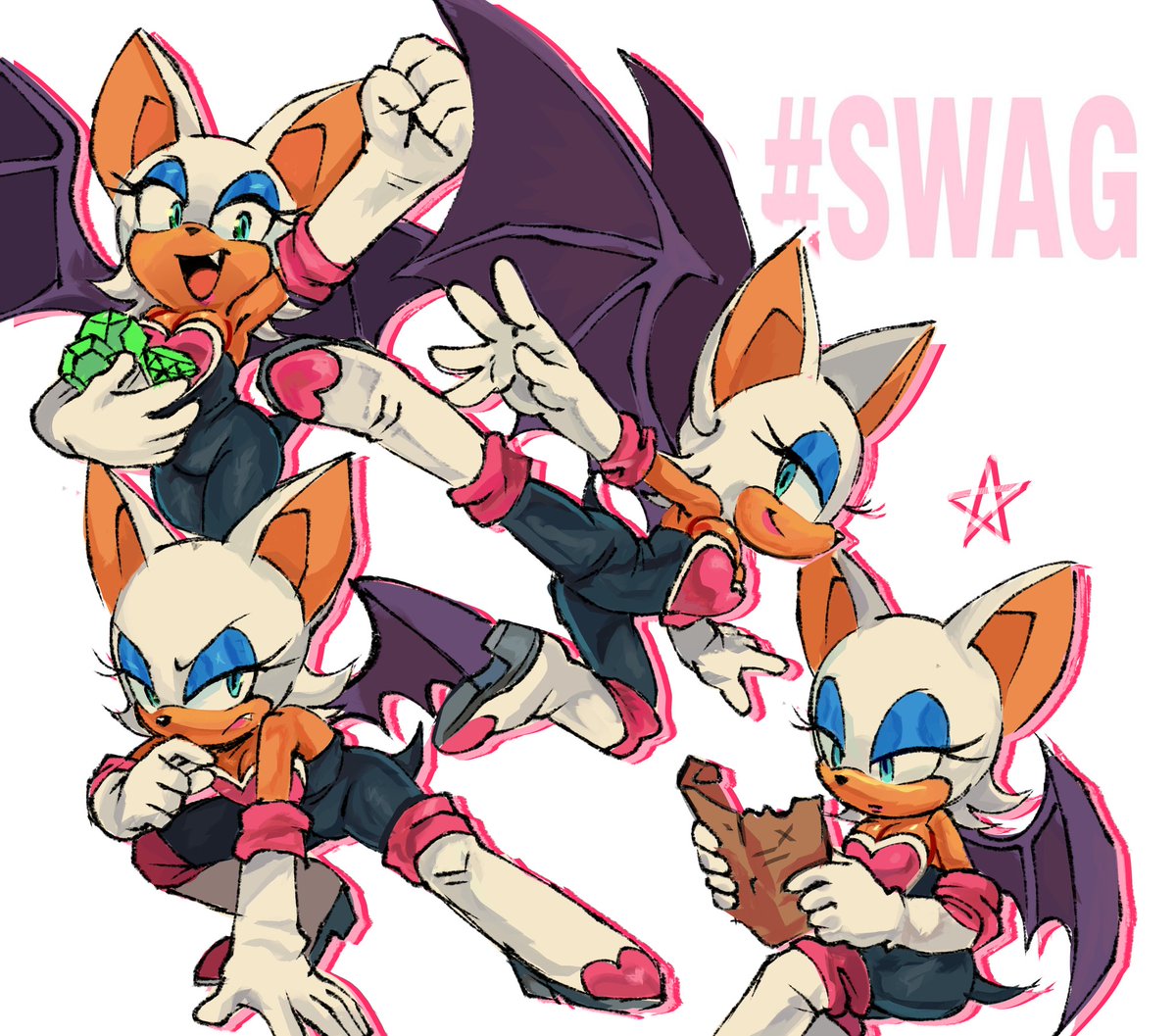 #rougethebat ooo mamacita