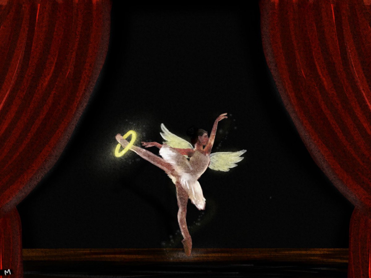 the_Mojoo's tweet photo. My newest painting, The Ballerina 🩰 ✨ https://t.co/p6rWFn0qJq
