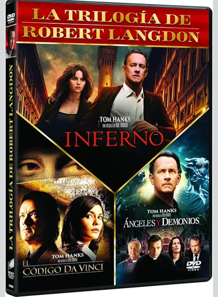 VerchiliRafa's tweet image. Otra trilogía que no me canso de ver. La primera, 'El Codigo....' se estrenó en 2006. Recuerdo perfectamente el día que fui a verla con amig@s. #ElCodigoDaVinci #danbrown #TomHanks