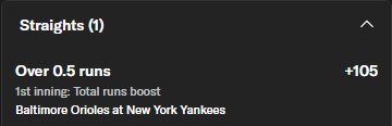 exspiravithd's tweet photo. MGM First Inning Boost

Devigged to Pinny and Circa: 5.2%EV (FV:-105)

1.24u QK https://t.co/sZMUwYj9Ix