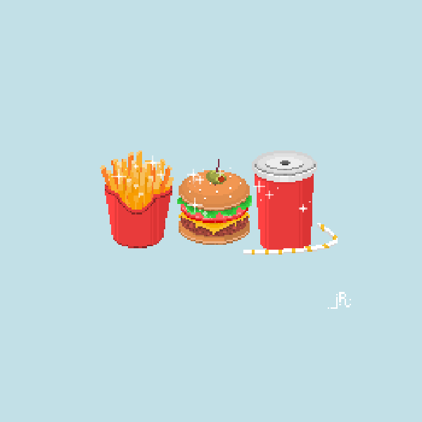 DangerSlowCat's tweet image. 🍔Commissions are O P E N again ! #pixelart