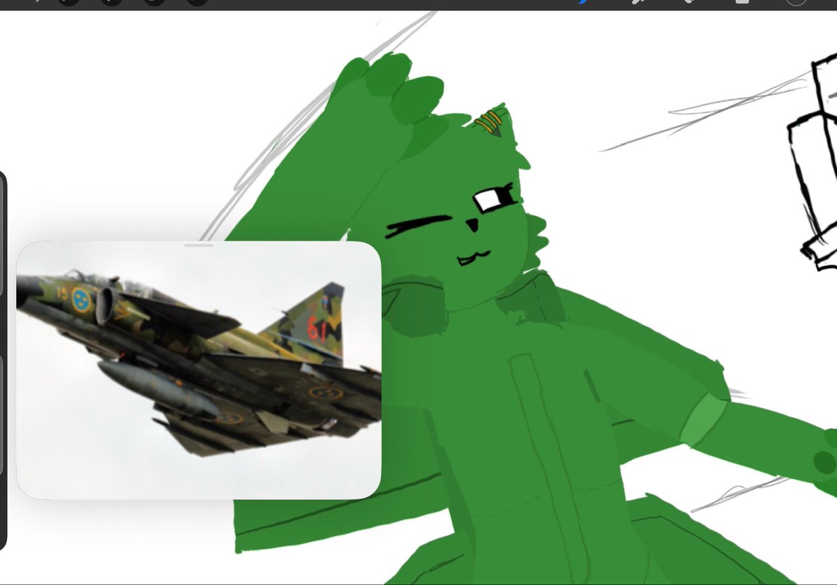 Blue_DraconicSt's tweet photo. WIP ~ I change dori name to viggo and another pic is old doodle of f16 and aegis it should have been posted it with dr.karbine fan art but I forgor…. https://t.co/XfDwFRoiOg