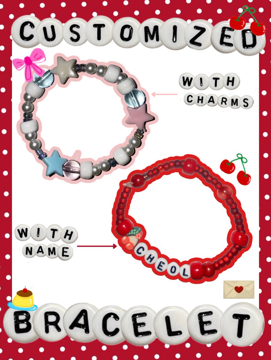 8starlover's tweet photo. 𝜗𝜚ˎˊ˗wts lfb customized bracelets 𝜗𝜚ˎˊ

🎀 can also do other accessories 
🎀 discounts for bulk orders
🎀 mop: gcash
🎀 mod: jnt
🎀 dm me for more details 💗

tags. svt seventeen wts lfb bracelet kpop concert friendship bracelet freebies charms concerts fan support https://t.co/2YOLiz5O97