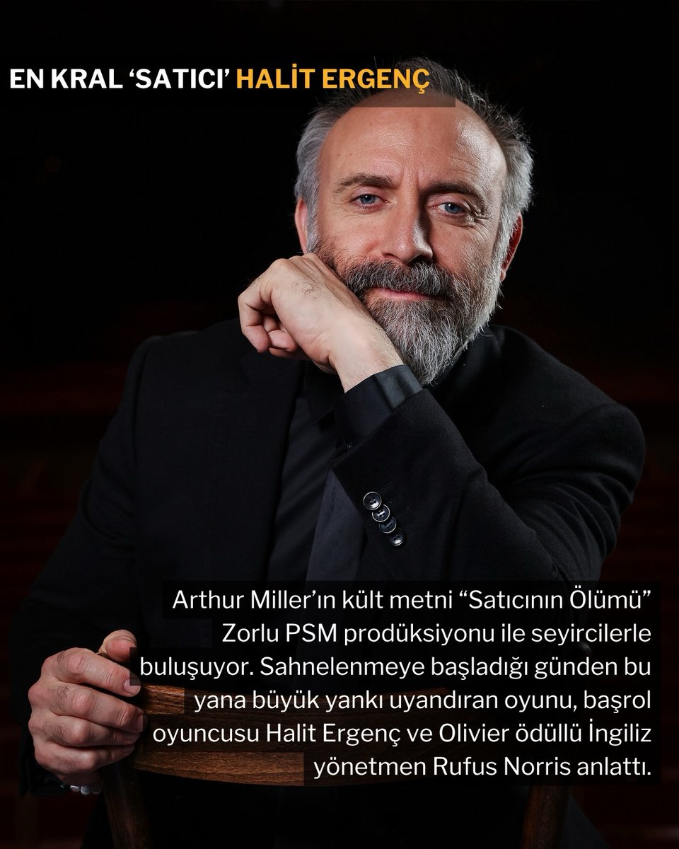 Serap_m's tweet photo. En Kral Satıcı Halit Ergenç...🌟
#HalitErgenç #SatıcınınÖlümü #tiyatro https://t.co/7WXj9ZBpW1