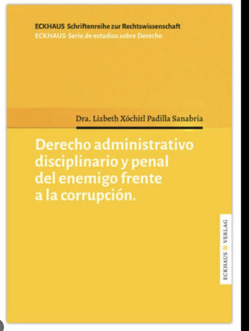 LzbethPadilla2's tweet photo. En estas obras de mi autoría, desde el 2014, vengo señalando los alcances que tiene el Derecho Penal Transnacional del Enemigo  con respecto a los corruptos y todos aquellos que tienen relación con el crimen organizado y/o cometen delitos de alto impacto (narcotráfico, lavado de dinero, terrorismo, corrupción) utilizando sistemas financieros extranjeros o simplemente las conductas amenazan la Seguridad Nacional de Estados distintos al mexicano. 

Claro!!!! Dudo que los que ahora están bajo esa situación hayan leído si quiera la introducción! 

#dralizpadilla #narcopoliticos