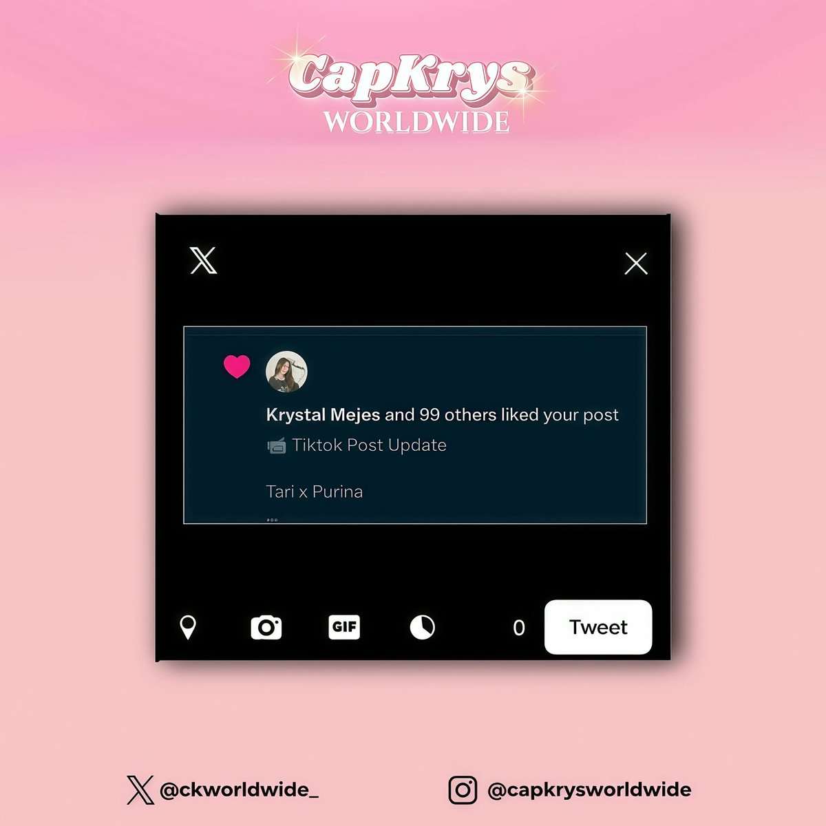 CAPKRYS WORLDWIDE tweet media
