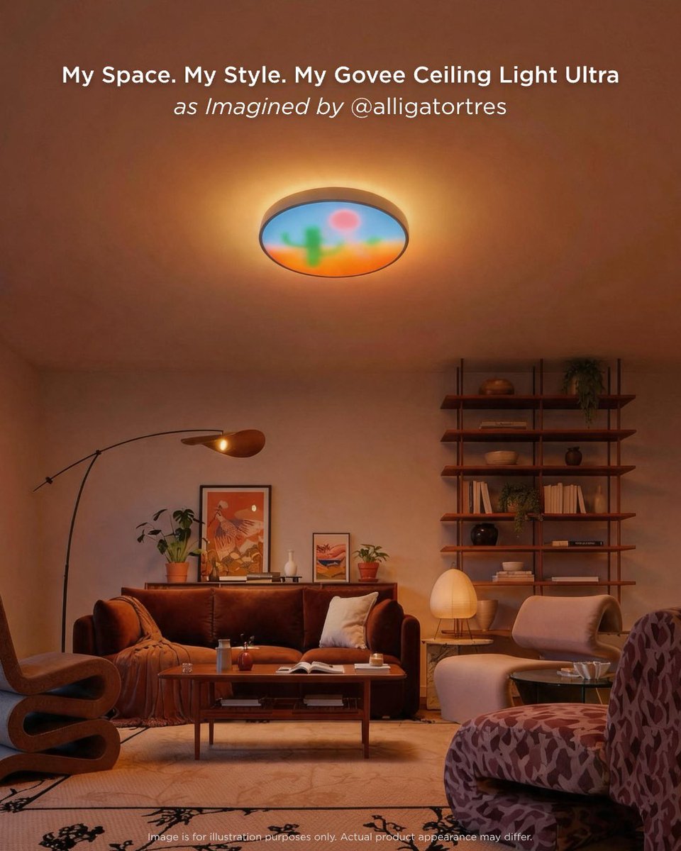 GoveeOfficial's tweet image. #Contest Update 🎨 We’ve already started creating &amp;amp; sending out custom images based on your dream Ceiling Light Ultra designs! Such as these below. 

Enter now by commenting on our contest post with your dream scene! Make sure to comment by May 5th. #GoveeCeilingLight