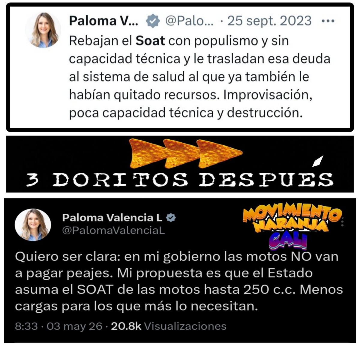 Movimiento Naranja Cali tweet media