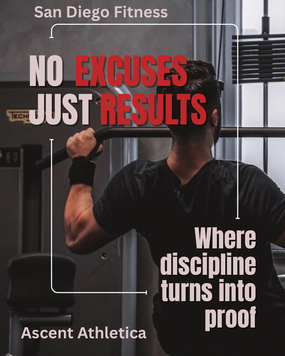 Ascentathletica's tweet image. Built for Beginners #sandiegofitness
Never worked out before? 
At #AscentAthletica, we specialize in helping first-time gym users feel comfortable, confident, and supported from day one.
You don’t need experience — you just need to start.

👉#subscribe ascentathletica.beehiiv.com/subscribe
