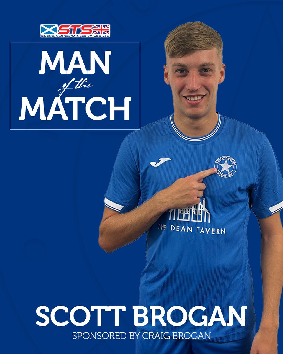 NittenStar1890's tweet photo. Congratulations to Scott Brogan who was voted as yesterday Skene Transport Services Man of the Match award. Well played Scotty 👏🏼 https://t.co/GE4tn6ghij
