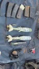 #Venezuela 🇻🇪 Material incautado en una operación conjunta del GOES y otros cuerpos de seguridad contra el TDL en Guárico. 

Entre el material mostrado hay un FAL, dos granadas de fusil yugoslavas M60AT y una granada de fusil M60P1 AP, todo proveniente del arsenal de las FANB.