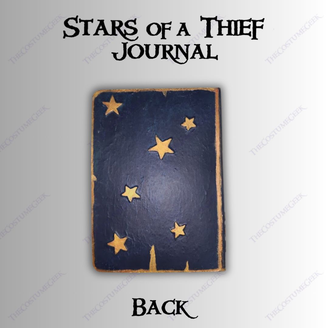 thecostumegeek's tweet photo. "An old stargazer's notes point to the heavens and a way to reach a piece of the Shroudbreaker..."

This Sea of Thieves–inspired Stars of a Thief Tall Tale Journal is handcrafted and hand-painted for an authentic, worn look!

#SeaofThieves #TallTale #BemorePirate https://t.co/ThK9H8hLJ7