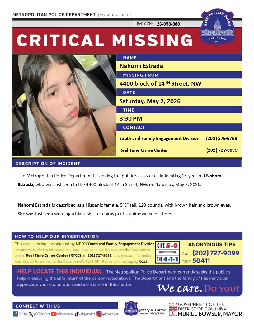 DC Police Department tweet media
