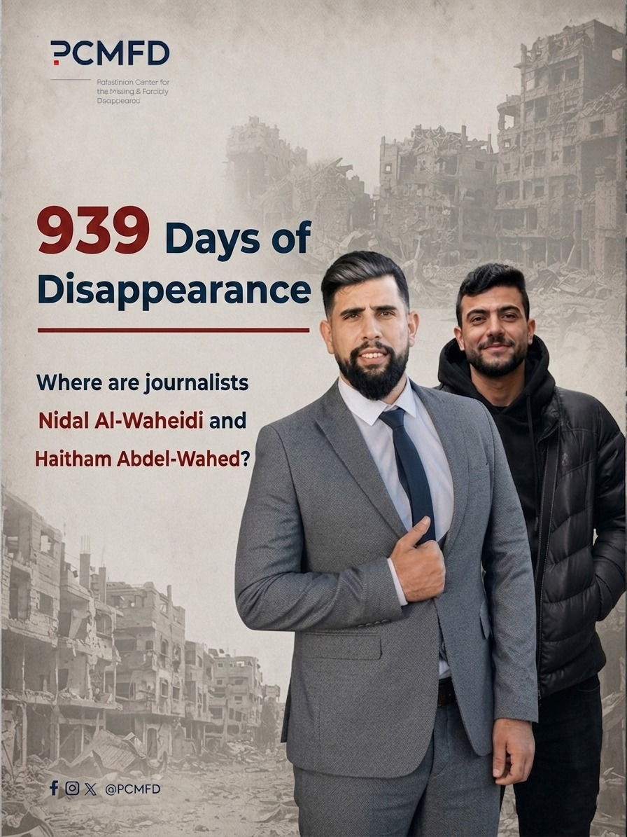 Palestinian Center for the Missing (PCMFD) tweet media