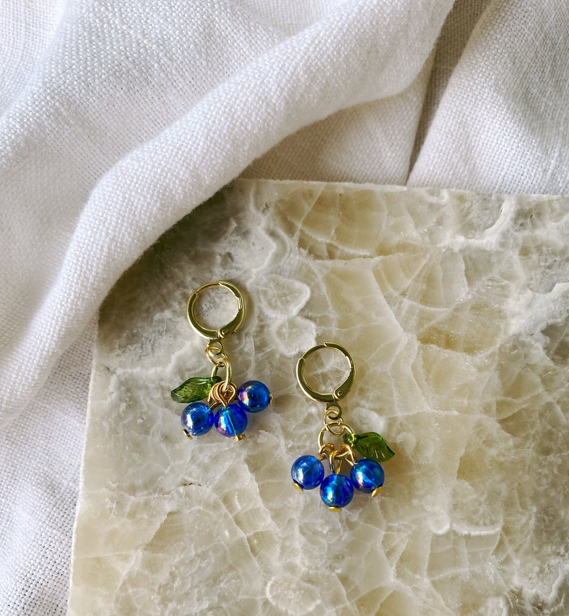 Don’t forget about these cute earrings I have in stock🍋🫐