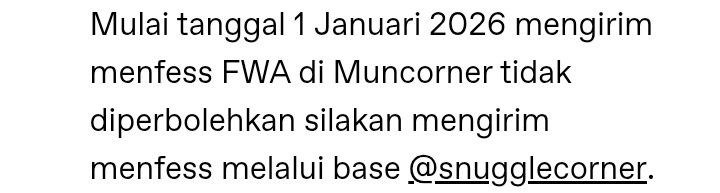 lvienblanc's tweet photo. @muncorner Kebiasaan banget kagak baca rules dulu. @corner_support https://t.co/yYf5Plo2Nf
