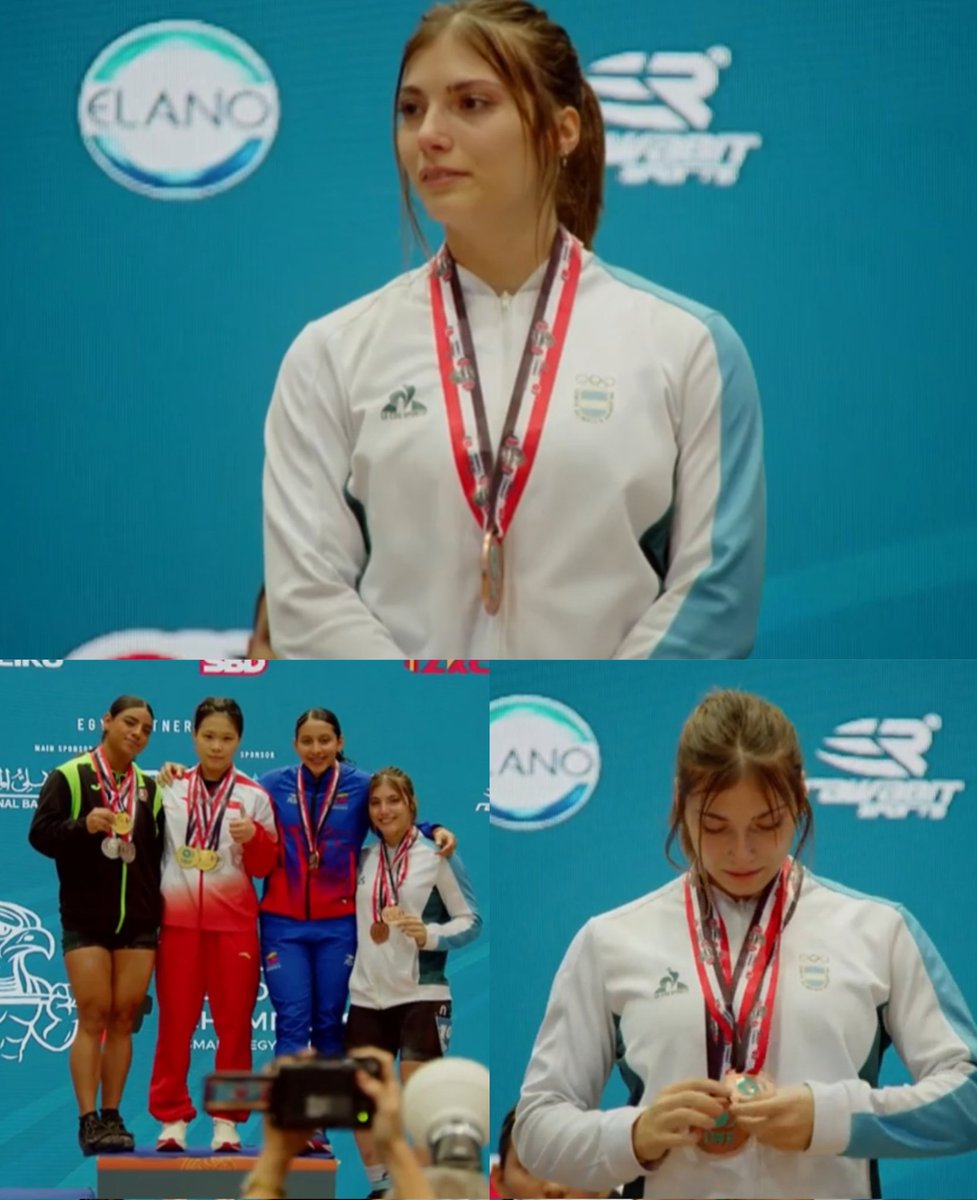 🌍 Campeonato Mundial Junior de Levantamiento de Pesas - WOMEN 58KG A 

🥇 Xinye Ye 🇨🇳 (100-120-220)
🥈 Joseline López 🇲🇽 (92-121-213)
🥉 PAZ CASADEVALL 🇦🇷 (91-115-206)

👏🏻 Felicitaciones para Paz!