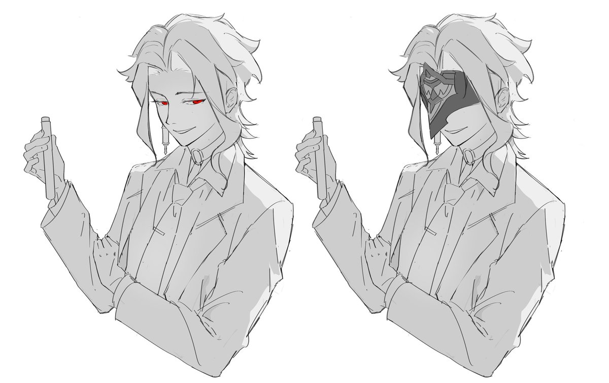_chouchouu's tweet image. #dottore #genshin