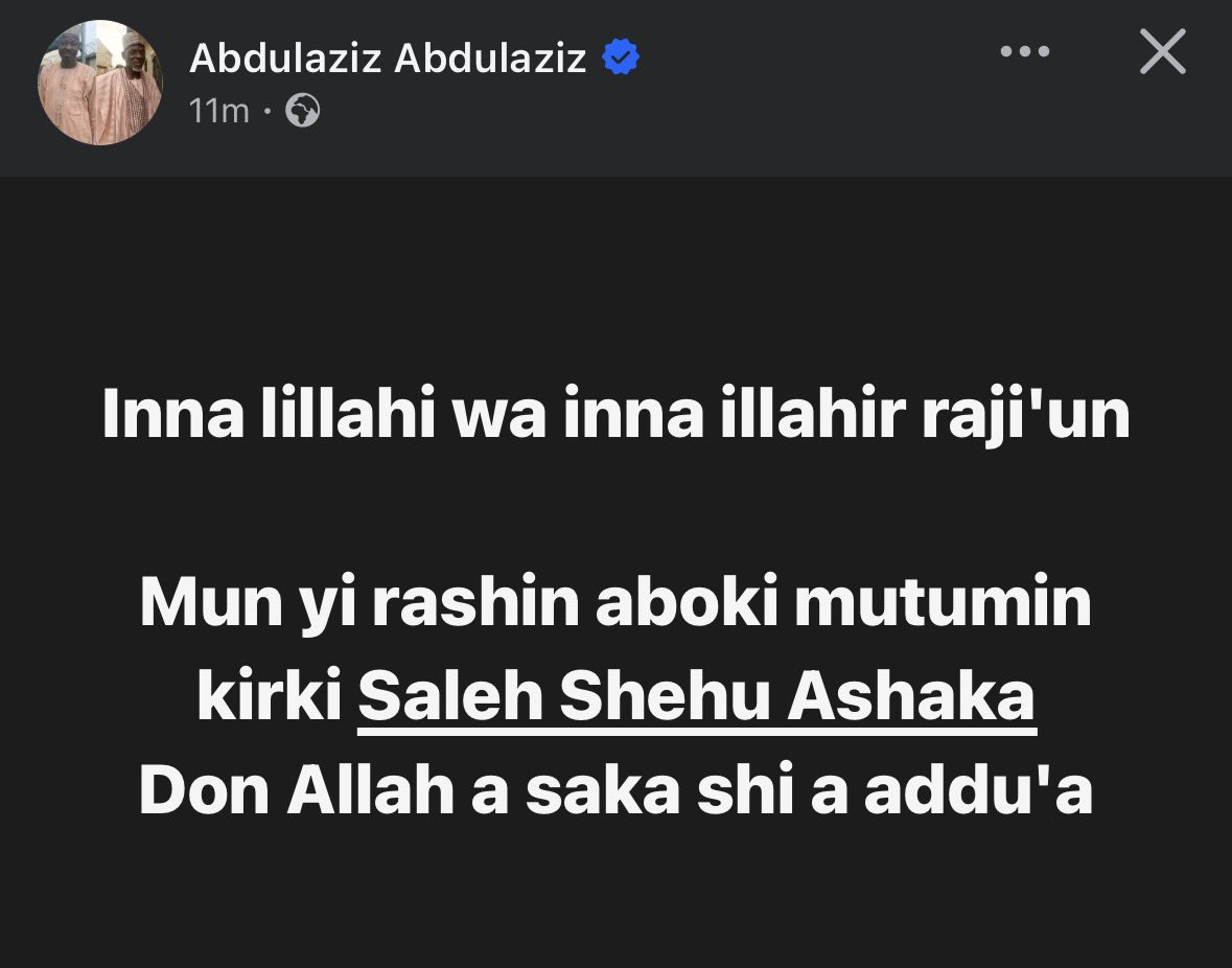 Salisu Sanusi tweet media