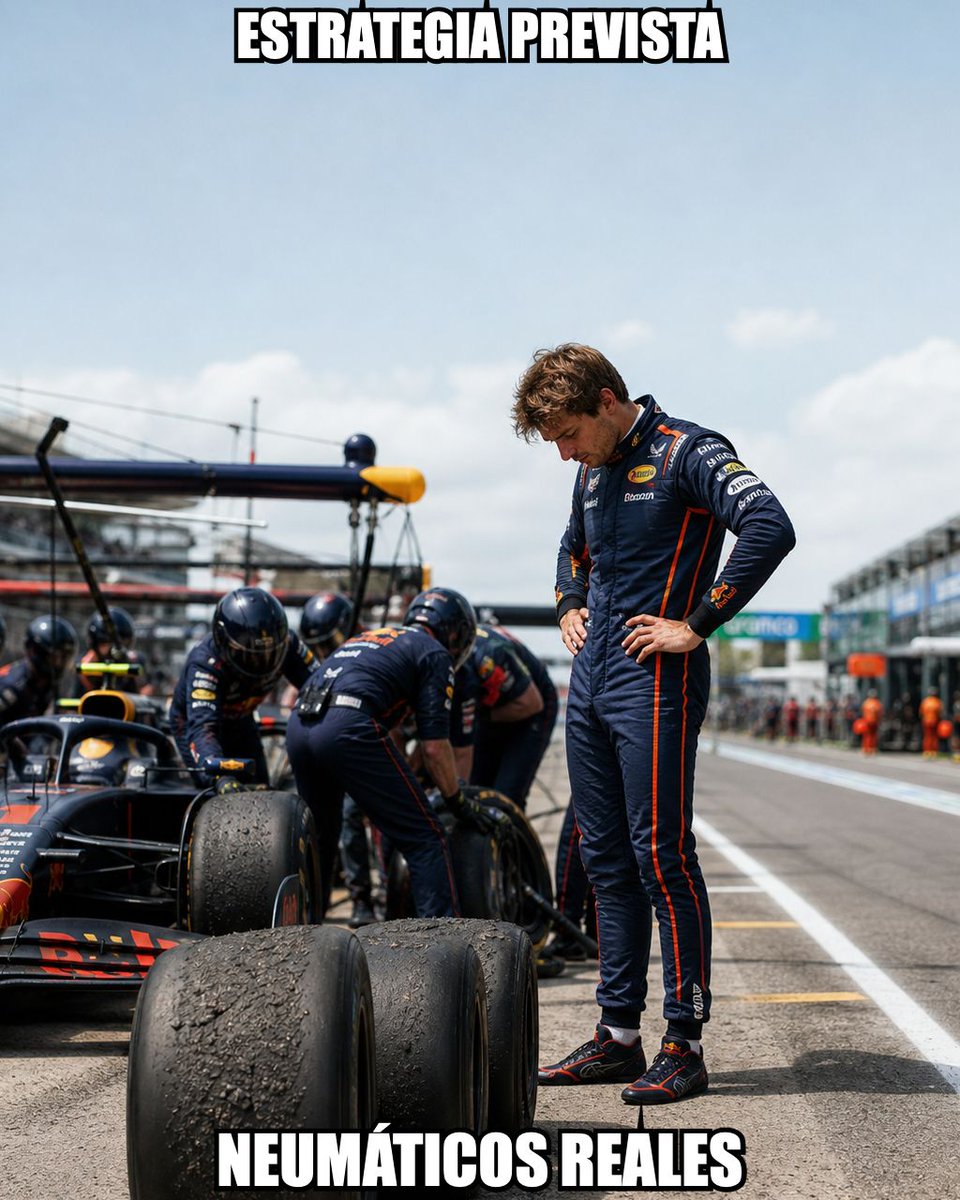 speedf1memes's tweet image. Plans change fast.

Los planes duran poco.

F1 #Tyres