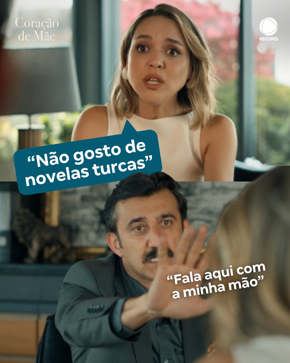 siga_record's tweet image. Aqui a gente respeita opiniões… menos essa 😂 Quem aí concorda?

➡️ Acompanhe as emoções de #CoraçãoDeMãe, de segunda a sexta, às 21h, na tela da #RECORD