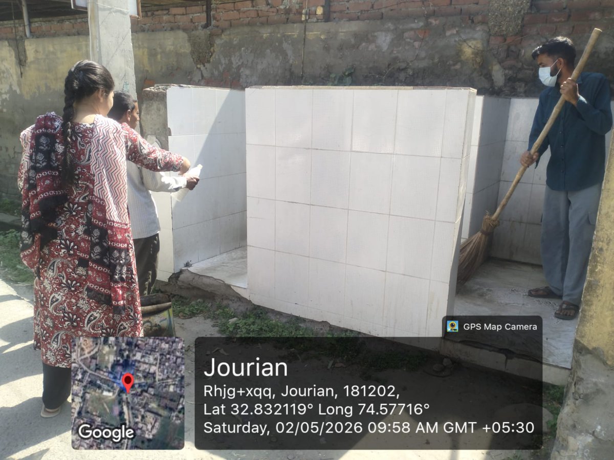 MJourian's tweet photo. @CM_JnK 
 @SwachhJk
 @SwachhBharatGov
@MoHUA_India
@SwachhBharatGov @JammuUlb 
@JKHUDD1 
@dmjammuofficial 
Cleanliness driver https://t.co/rBepqYxDYs