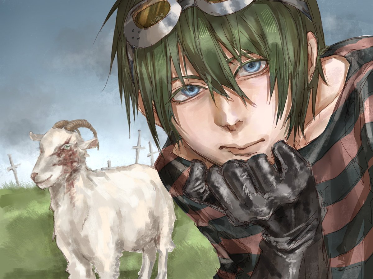 Yeqing_0630's tweet image. Hey！This goat looks like you.
#deathnote #Matt #m2m