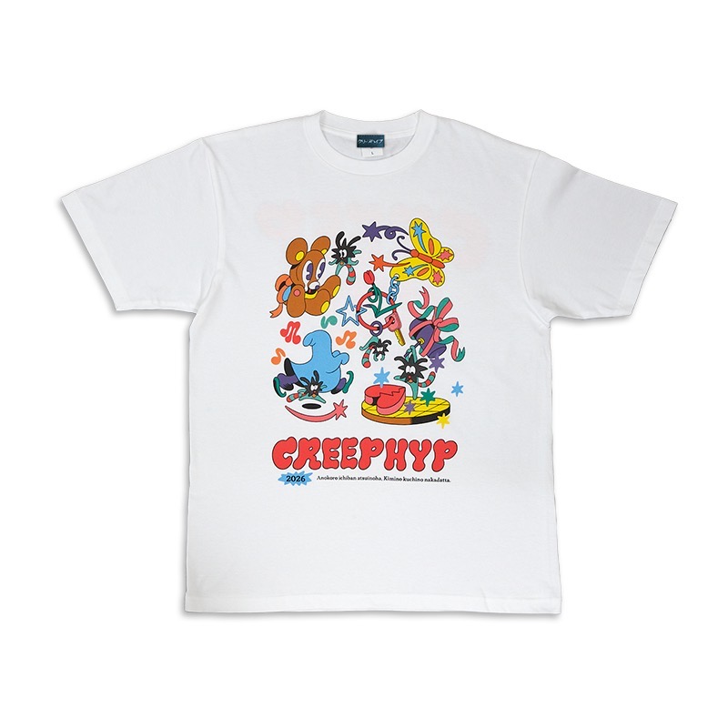 バラ売り可　クリープハイプ　Ｔシャツ グッズ情報】 ライブハウスツアー2026「あのころ一番熱いのは君の口の