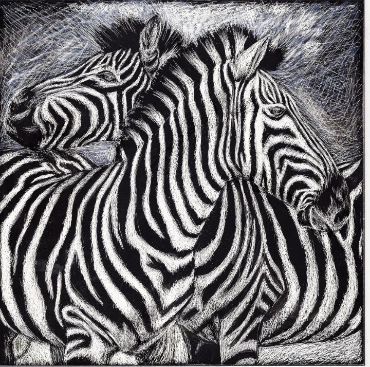 ruthrenshaw's tweet photo. Art of the Day! "zebra friends". Buy at: https://t.co/3Yw7vqdTRh https://t.co/64LfpuGgLb