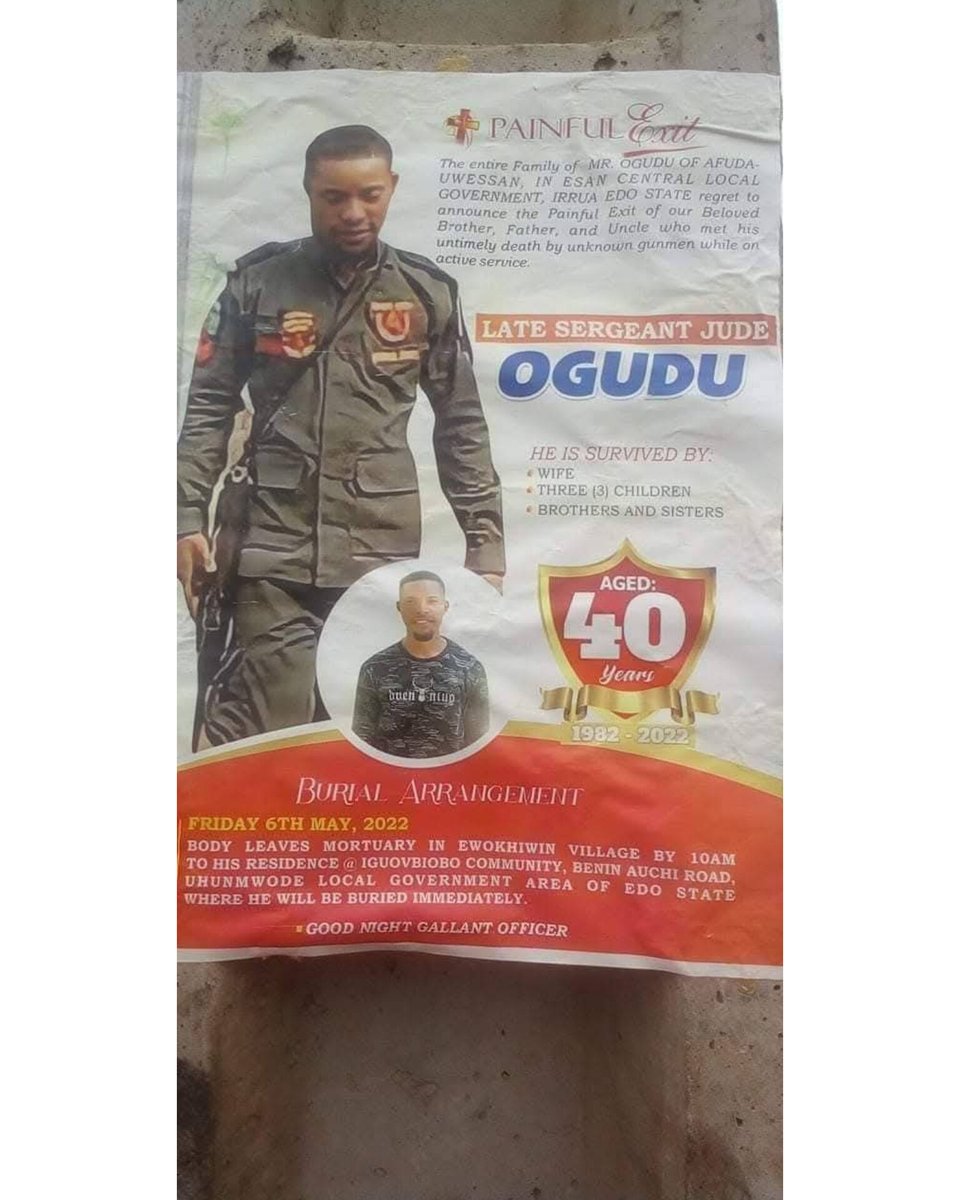 HarrisonBbi18's tweet image. THIS TRENDING VIDEO WAS 2021, THE OFFICER SHOWN IS NOW DECEASED. AVOID SHARING IT AS CURRENT INCIDENT. 

⚠️ PUBLIC NOTICE ⚠️
This video currently circulating is NOT recent.
It is an incident from 2021, which I personally shared back then. The officer involved, SGT Jude Ogudu of