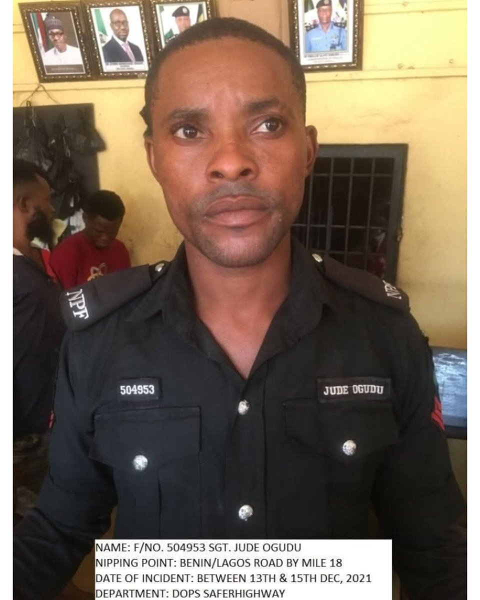 HarrisonBbi18's tweet image. THIS TRENDING VIDEO WAS 2021, THE OFFICER SHOWN IS NOW DECEASED. AVOID SHARING IT AS CURRENT INCIDENT. 

⚠️ PUBLIC NOTICE ⚠️
This video currently circulating is NOT recent.
It is an incident from 2021, which I personally shared back then. The officer involved, SGT Jude Ogudu of