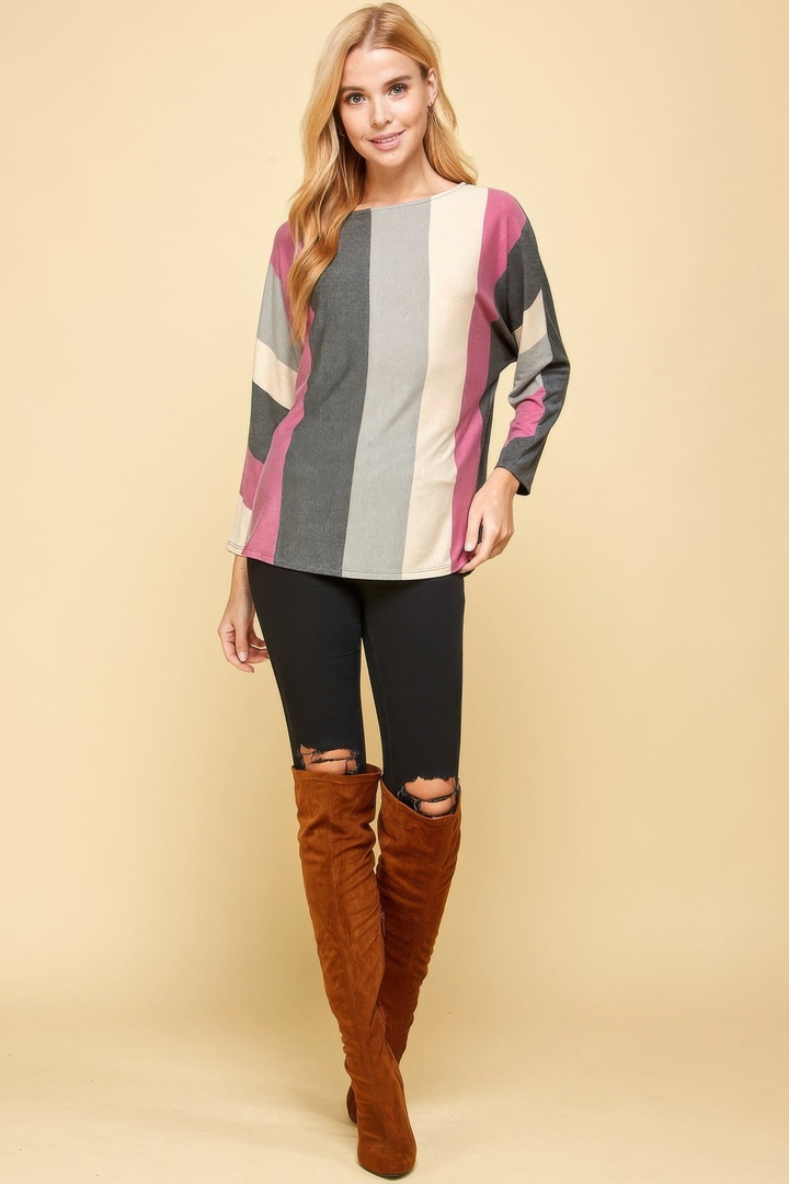 KamiValafar's tweet image. Refresh your wardrobe with this Striped Dolman Sleeves Top! Made in the U.S.A, it's soft, stretchy &amp;amp; perfect for adding color to your look.  Free shipping &amp;amp; returns! 😍 Get Your 10% Discount for Visiting 🛍️ #StripedTop #DolmanSleeves #MadeInUSA #CasualFashion #FashionTrends