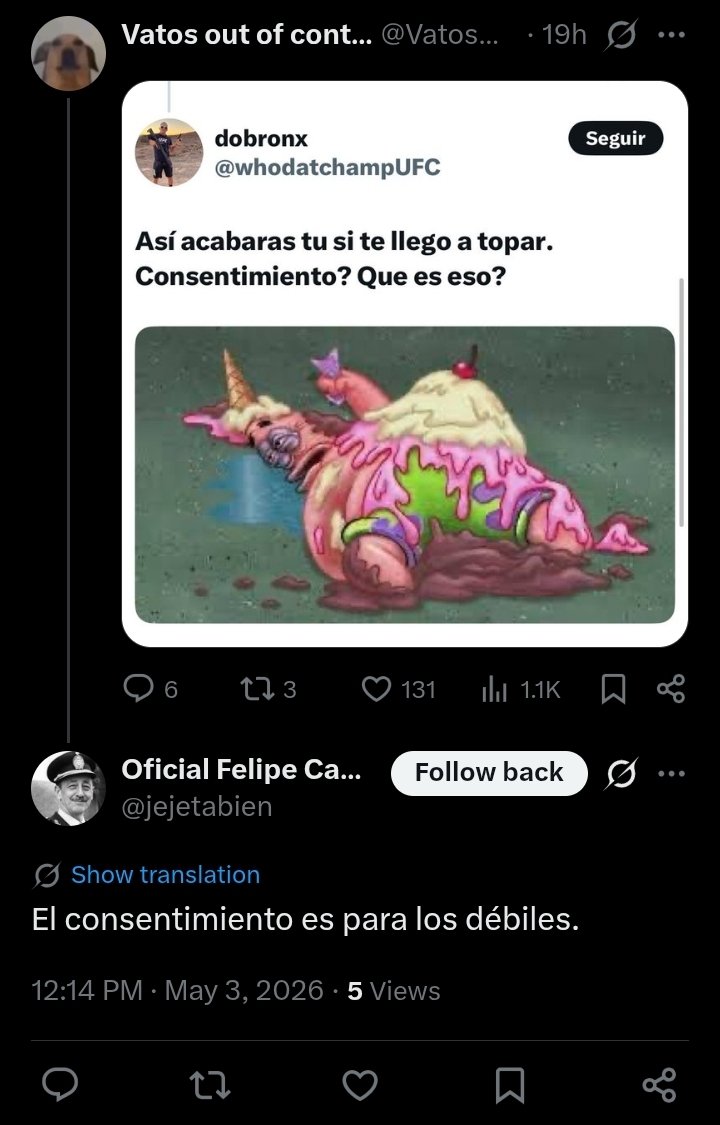 Vatos out of context tweet media