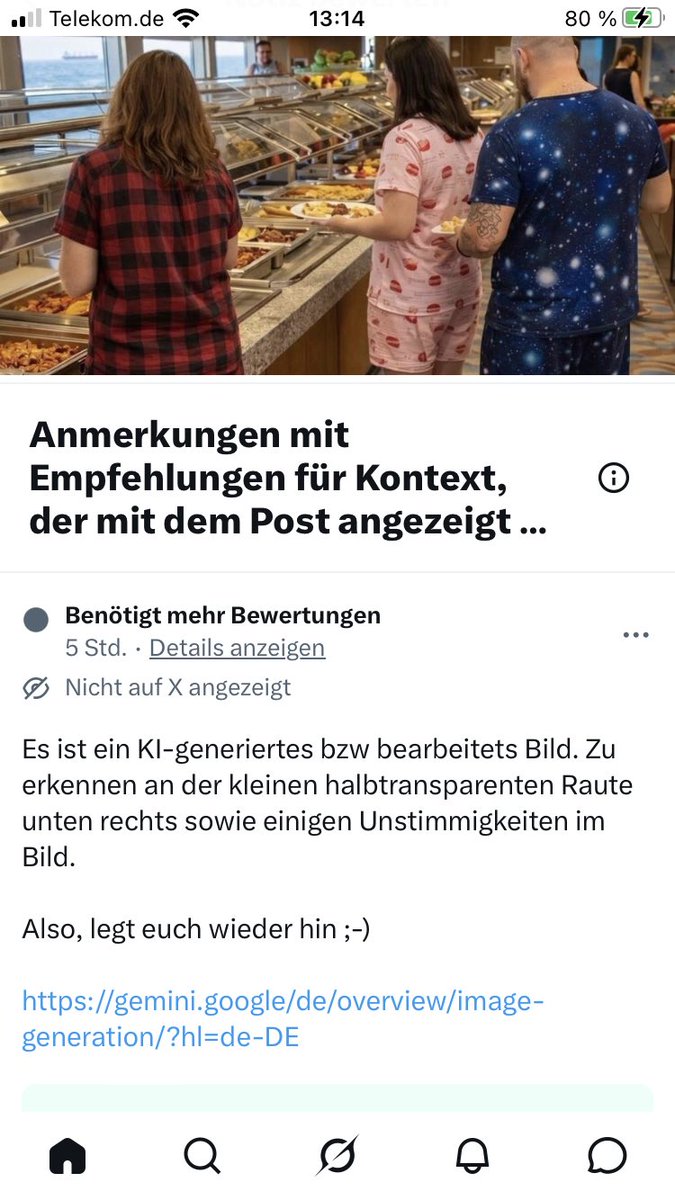 <a href="/MedienfuzziShow/">DerMedienfuzzi</a> Jetzt lässt man sich also die Aufreger schon extra mit KI generieren? Wie tief soll noch gesunken werden? Medienkompetenz und <a href="/MedienfuzziShow/">DerMedienfuzzi</a> sind diametrale Gegensätze.