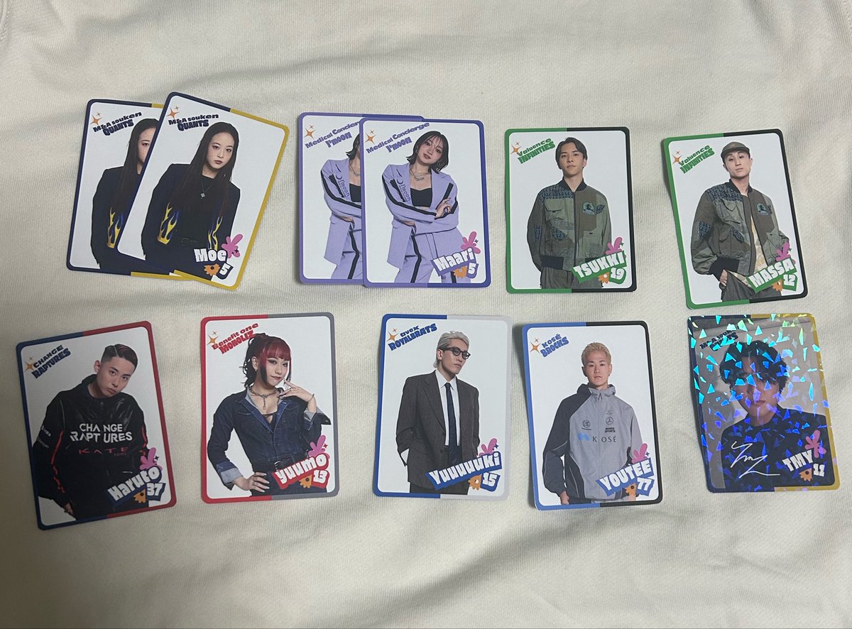 a___yo07's tweet photo. dリーグ　トレカ　交換

求：SEGA SAMMY LUX HINATA
        LDH scream 武蔵.SHUNNOSUKE
                               笑大郎(友達代理)
        FULLCAST RAISERZ TINY TWIGGZ

譲：画像(買取)

お心当たりのある方はお気軽にリプ.dmください〜♩🍀 https://t.co/gdVBGp0Iud