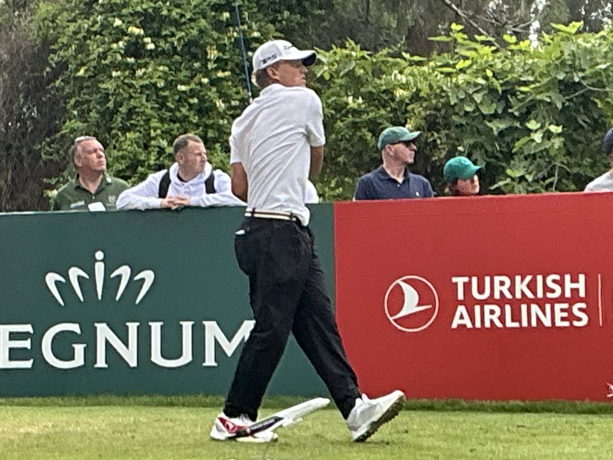TimWharnsby's tweet photo. Followed France’s Martin Couvra &amp; UK-fave Andrew (Beef) Johnston for 9 holes at #TurishAirlinesOpen on Sunday. Couvra and Spain’s Angel Ayora are considered the next young stars on @DPWorldTour But it was Swede Mikael Lindberg who survived a damp &amp; difficult back 9 for the win. https://t.co/3b5TbKb5KU