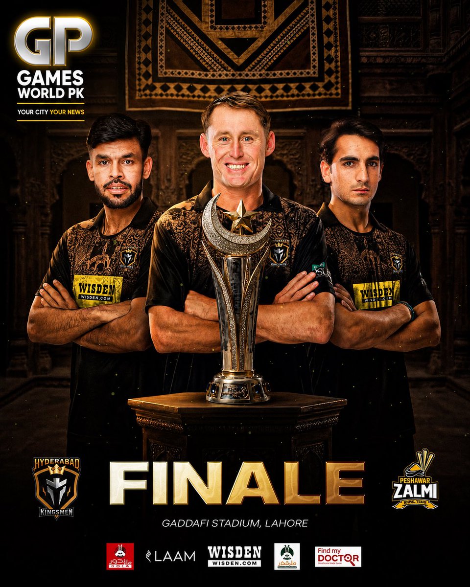 gameworldpk577's tweet image. 🏏🔥PSLFinal2026🏏🔥

The Grand Finale is Here!
Hyderabad Kingsmen and Peshawar Zalmi face off in an epic battle for glory at Gaddafi Stadium, Lahore. 🏆✨

Who will lift the trophy and become the champions of PSL 2026? 👑

#PSL2026 #Finale #CricketFever #HyderabadKingsmen