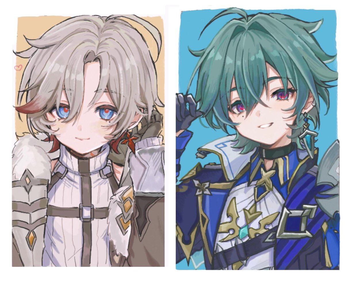 絵チャで描いたローエンと坊ちゃまを再掲しておきます！