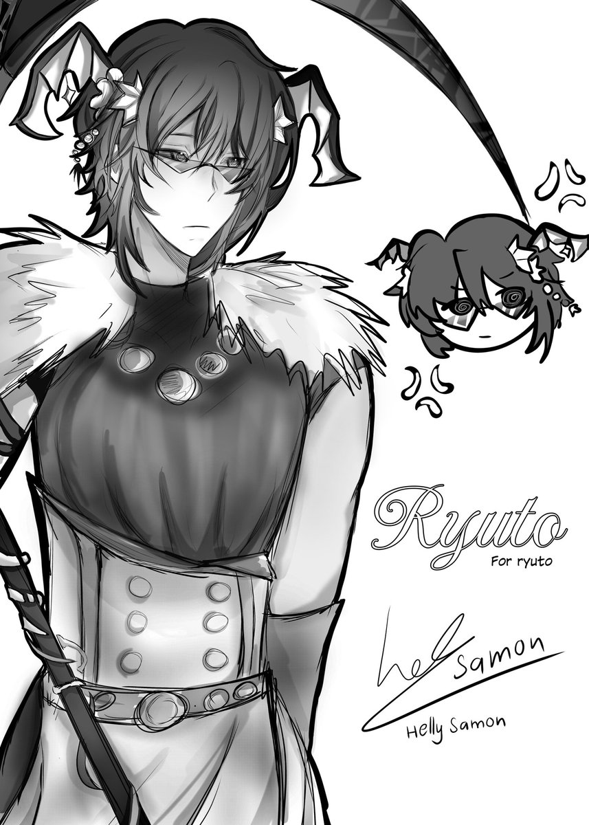 Another fanart of Ryuto yayyyy || Artist: <a href="/Helly1186811/">Helly</a> || #RyutoKZFanart #magicaldeathpair