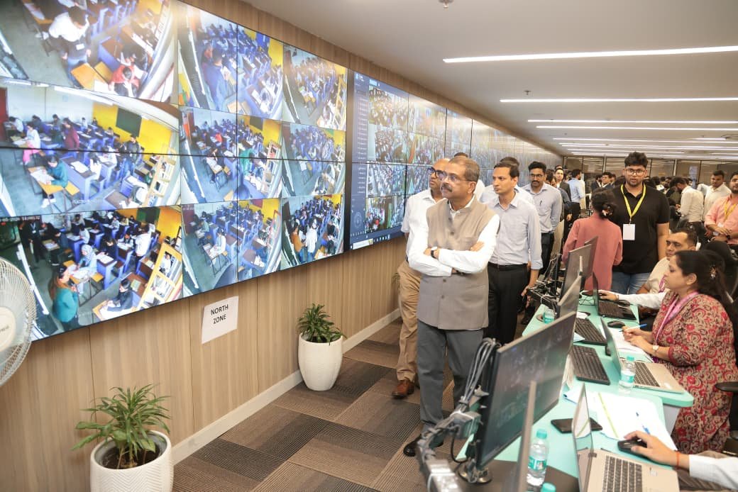 Union Minister of Education @dpradhanbjp visited the headquarters of the National Testing Agency (N…
