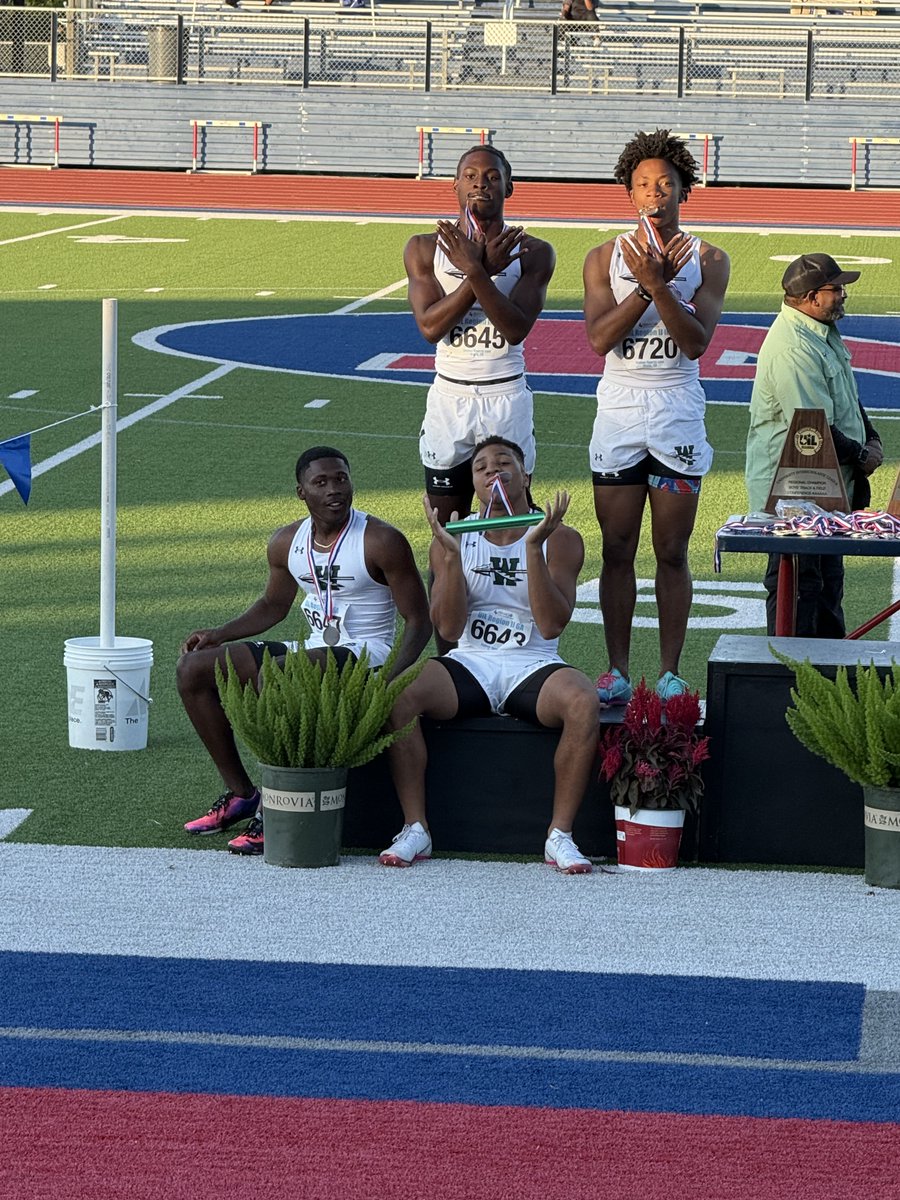 IMSOCEO's tweet photo. #5 in nation and new record holders for the for 4x2.  Boys headed to state. Congrats !!!!! #newhach https://t.co/ahmw6fDfAg